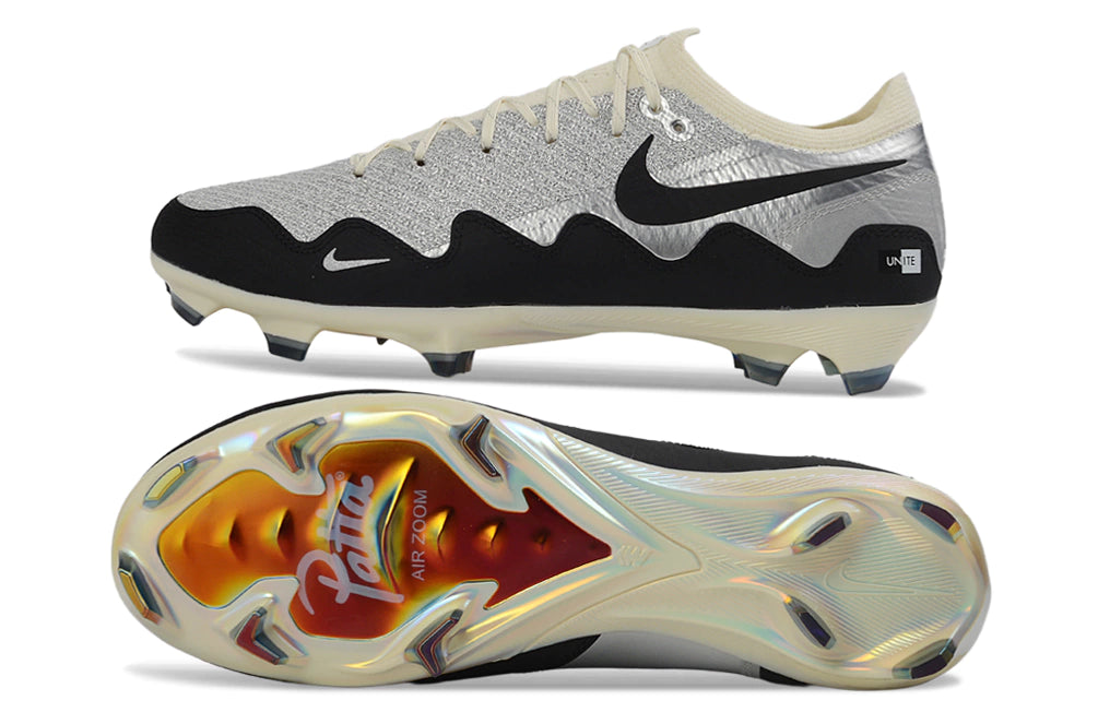 Chuteira Nike Air Zoom Mercurial Vapor 16 Elite FG - Preto/Prata