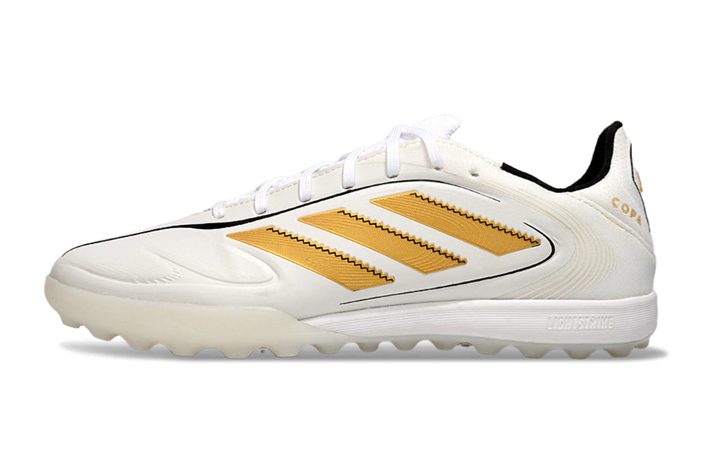 Chuteira Adidas Copa Pure 3 Society - Branco/Dourado