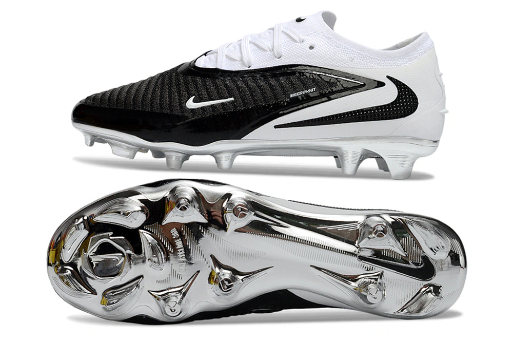 Chuteira Campo NIKE Phantom 6 Elite FG - Preto/Branco