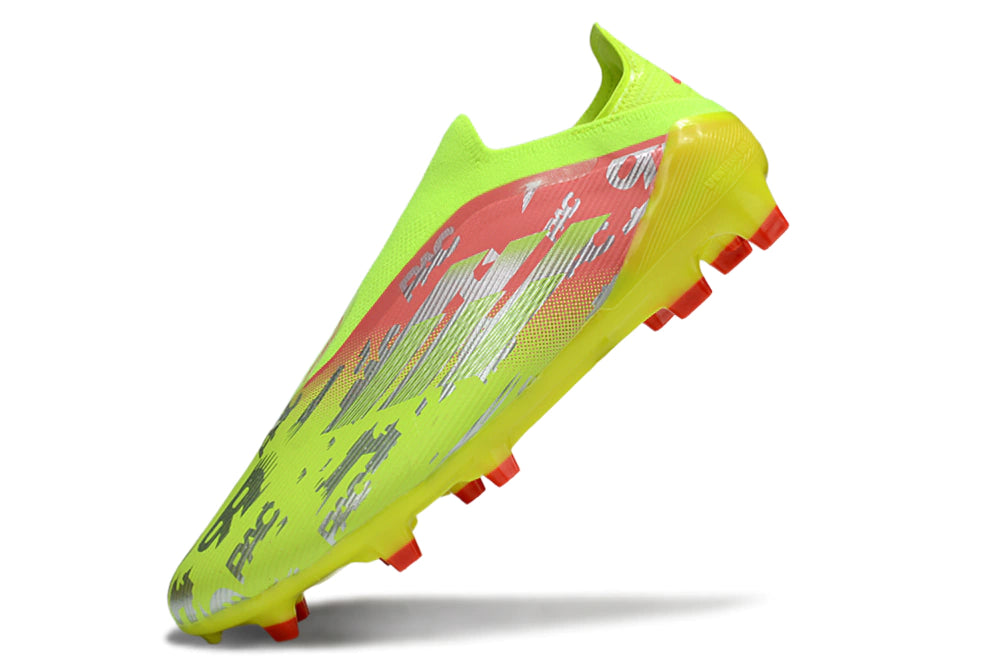Chuteira Adidas F50 X Laceless Campo - Amarelo
