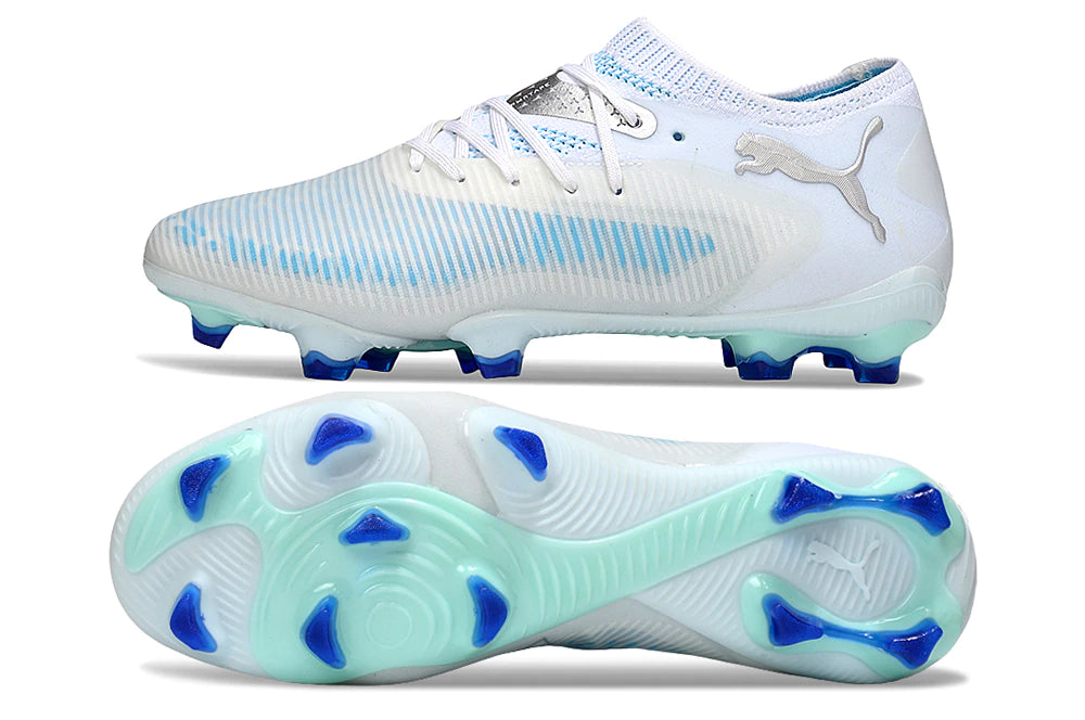 Chuteira Puma Future 8 Ultimate Low Campo FG - Azul