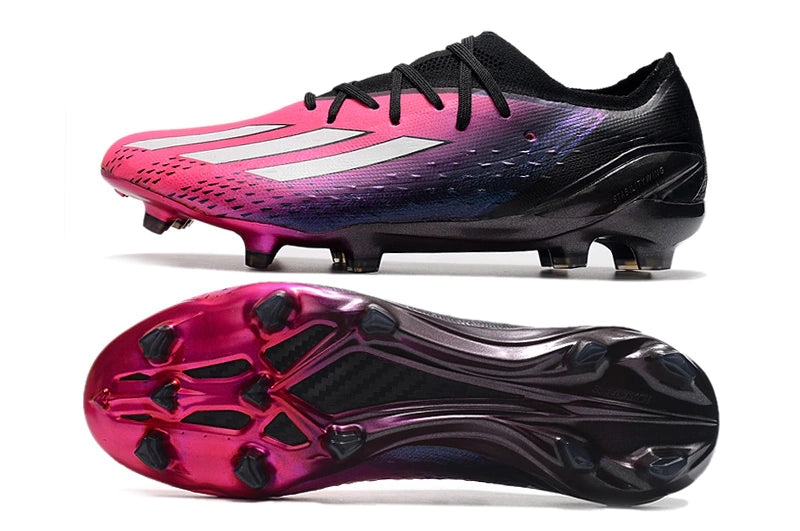 Chuteira Adidas X Speedportal.1 FG - Preto/Rosa