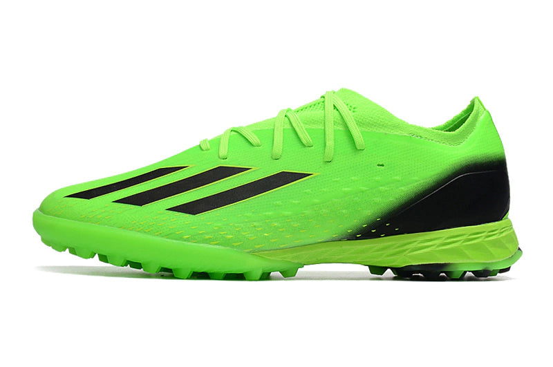 Chuteira Adidas X Speedportal.1 Society TF - Verde/Preto