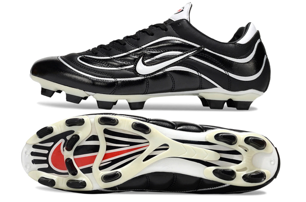 Chuteira Nike Mercurial Vapor 1998 FG - Preto/Branco