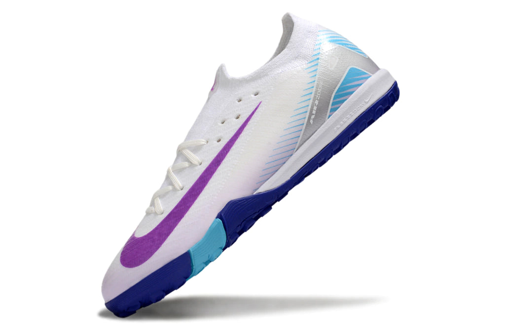 Chuteira Nike Mercurial Vapor 16 Elite Society - Branco/Roxo