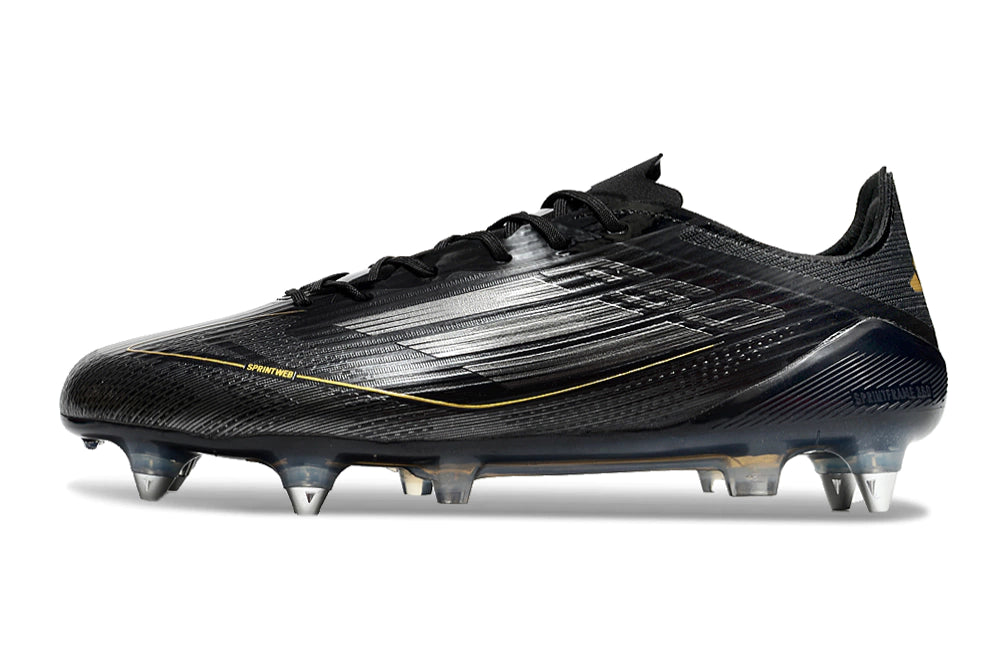 Chuteira Adidas F50 X Campo SG - Preto/Dourado