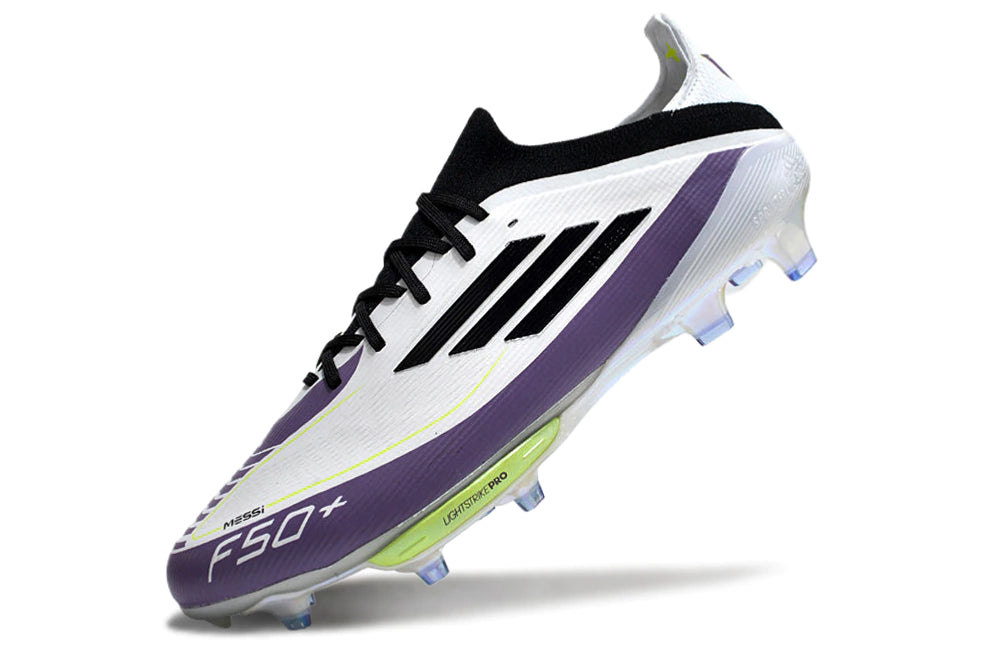 Chuteira Adidas F50.1 Elite Campo - Branco/Roxo