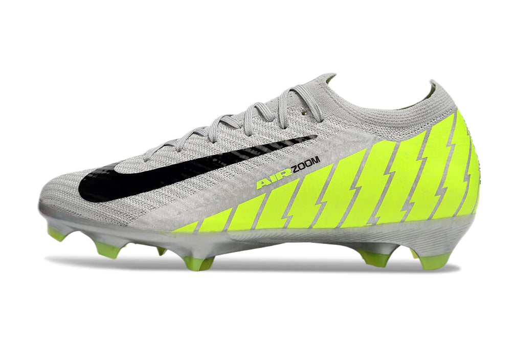Chuteira Nike Air Zoom Mercurial Vapor 16 Elite FG - Cinza/Preto/Verde