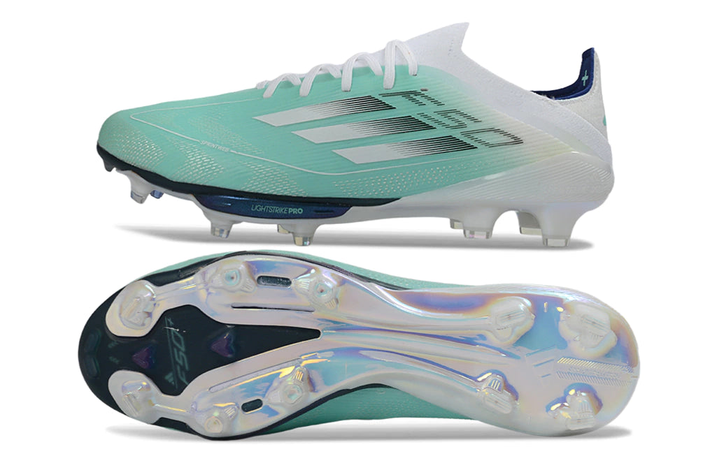 Chuteira Adidas F50.1 Elite Campo - Azul/Branco
