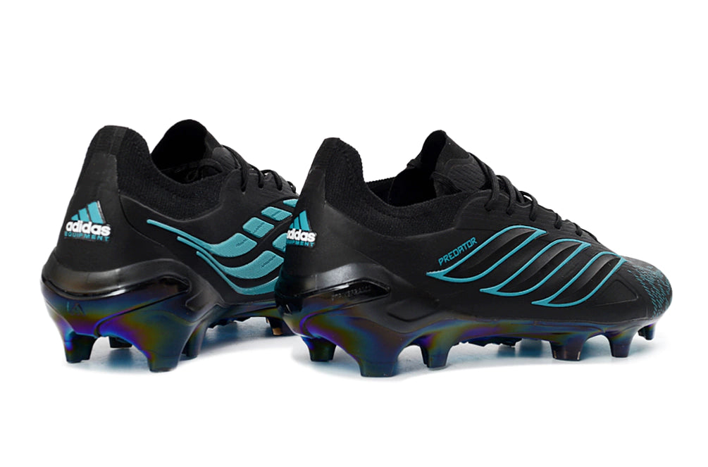 Chuteira Adidas Predator Elite 26 Campo FG - Preto/Azul