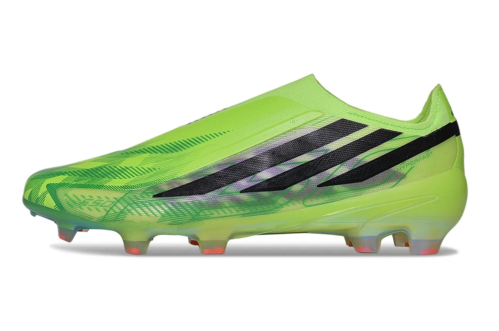 Chuteira Adidas F50 Hyperfast Laceless FG - Verde
