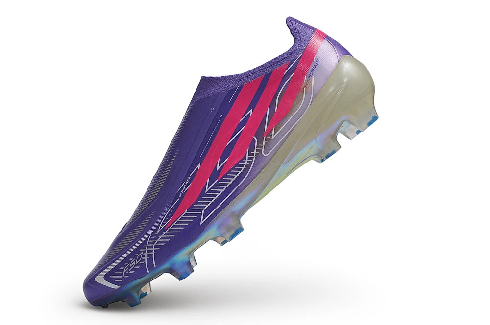 Chuteira Adidas F50 Hyperfast Laceless FG - Roxo