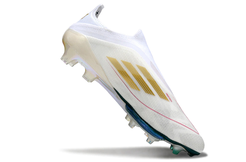 Chuteira Adidas F50+ Elite Campo - Branco/Verde