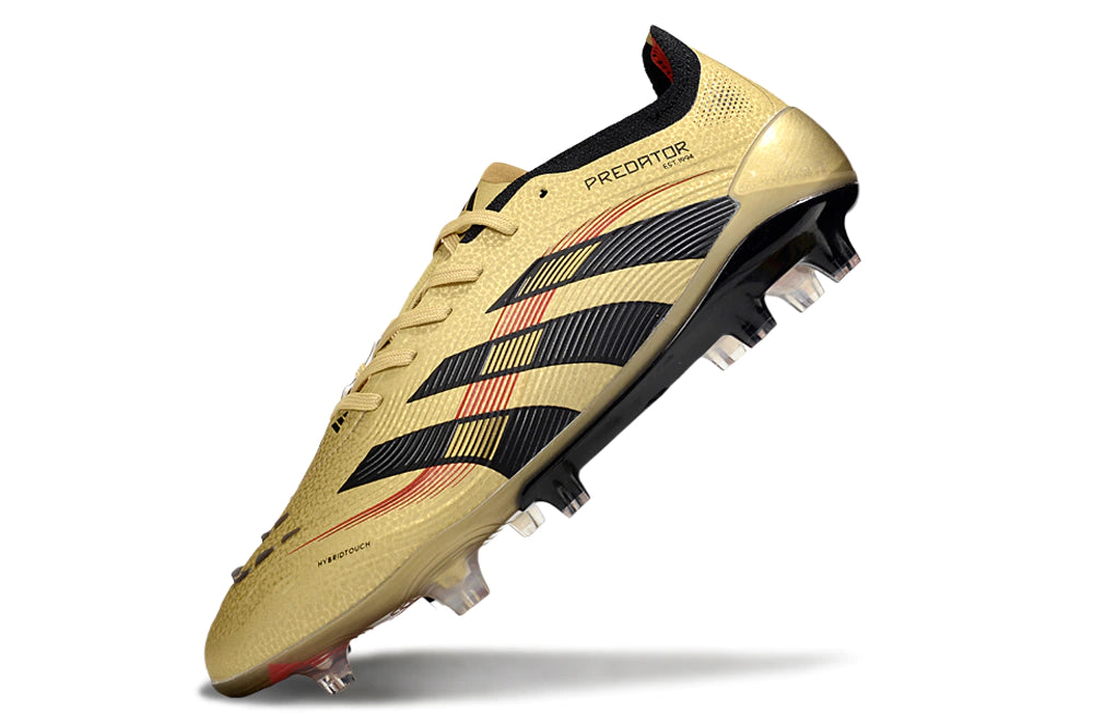 Chuteira Adidas Predator Elite 25 Campo FG - Dourado