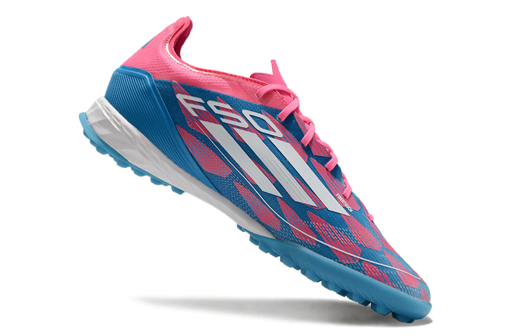 Chuteira Adidas X F50 Pro Society - Azul/Rosa