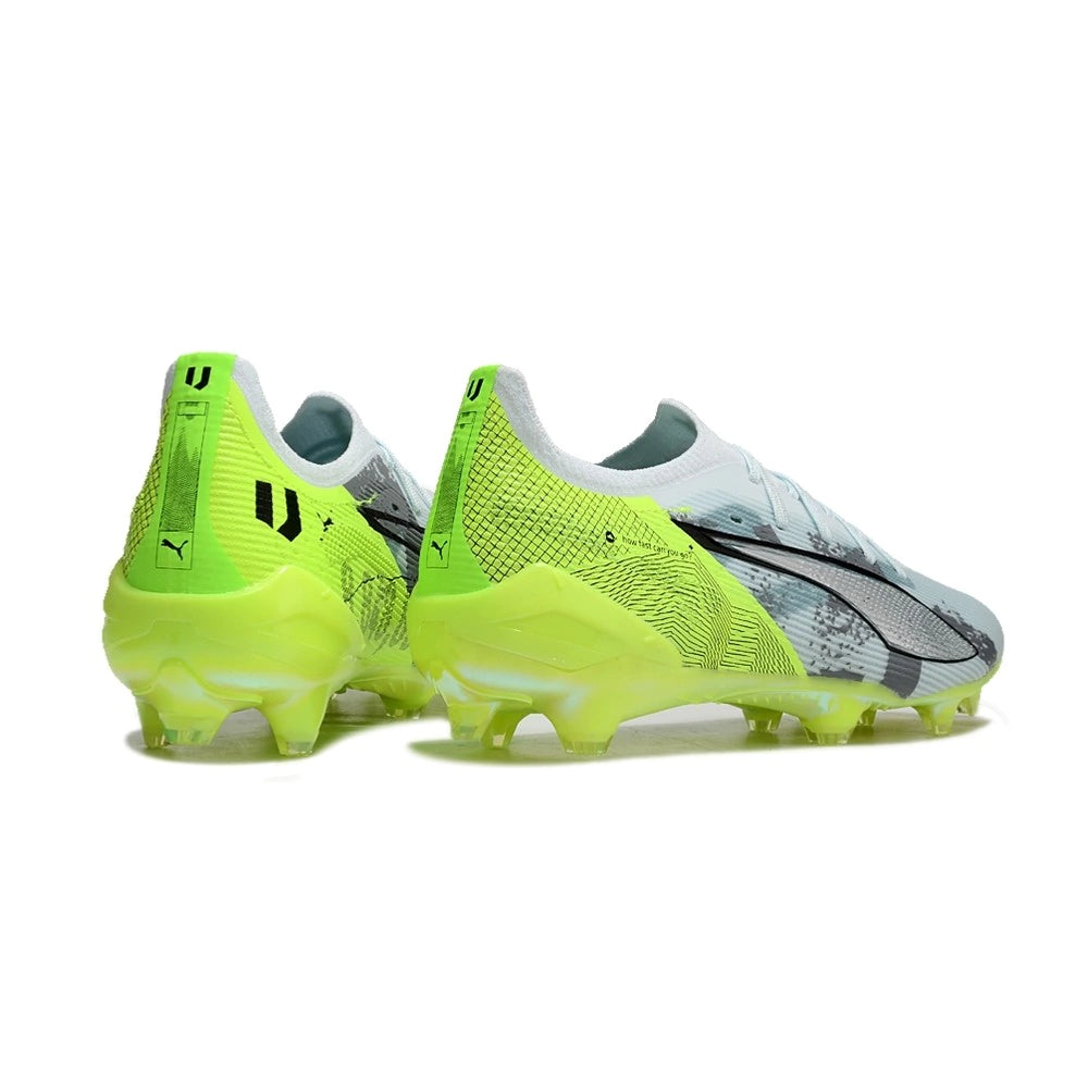 Chuteira Puma Ultra 5 Campo FG - Verde/Cinza