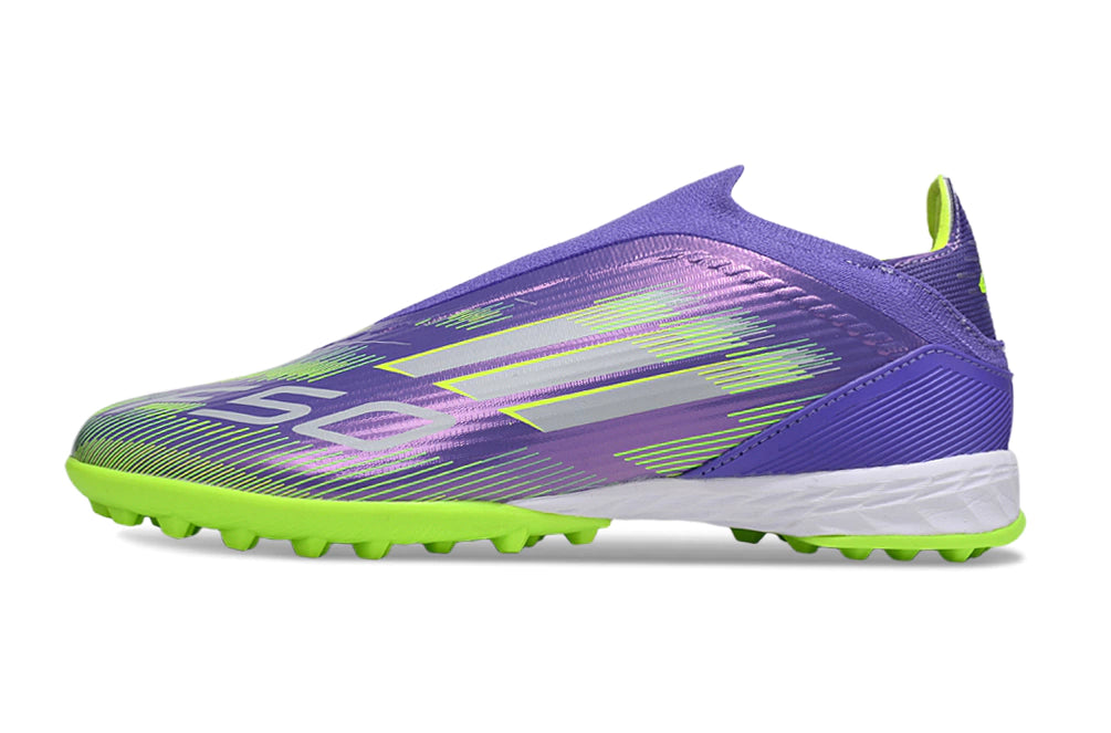 Chuteira Adidas F50 League Society - Roxo/Branco
