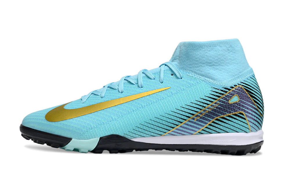 Chuteira Nike Mercurial Superfly 10 Elite Society - Azul/Dourado