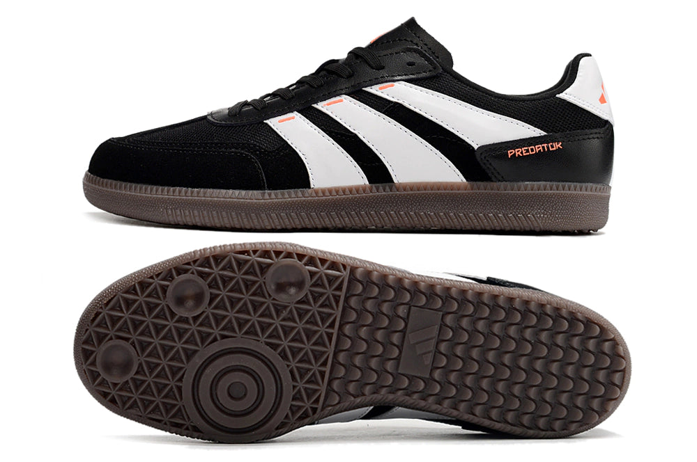 Chuteira Adidas Predator 24 League Futsal - Preto/Branco