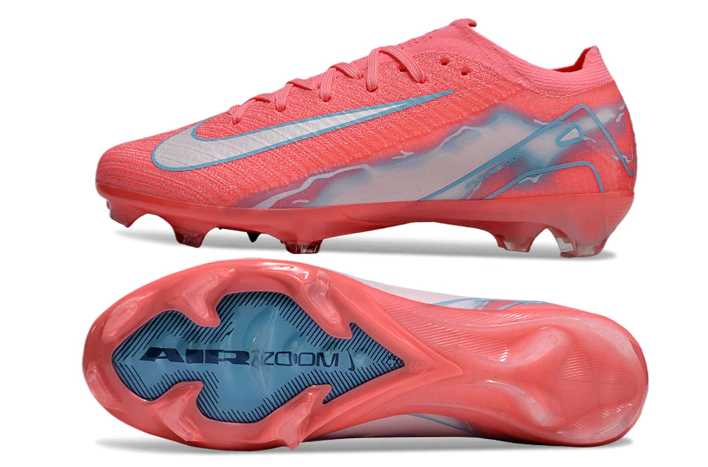 Chuteira Nike Air Zoom Mercurial Vapor 16 Elite FG - Rosa/Branco/Azul