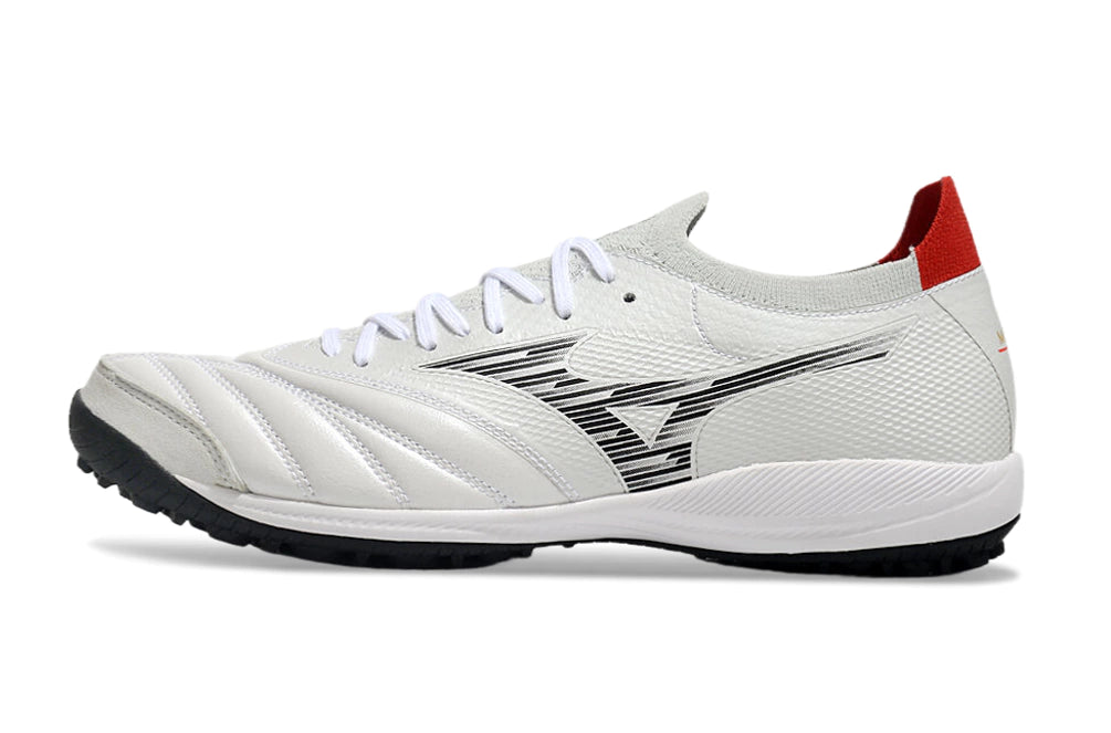 Chuteira Miuzno Morelia Neo Sala β Society - Branco/Preto/Vermelho