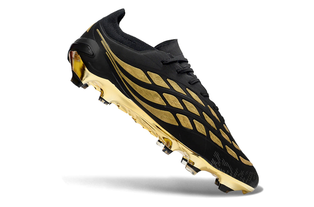 Chuteira Adidas Predator Elite 26 Campo FG - Preto/Dourado