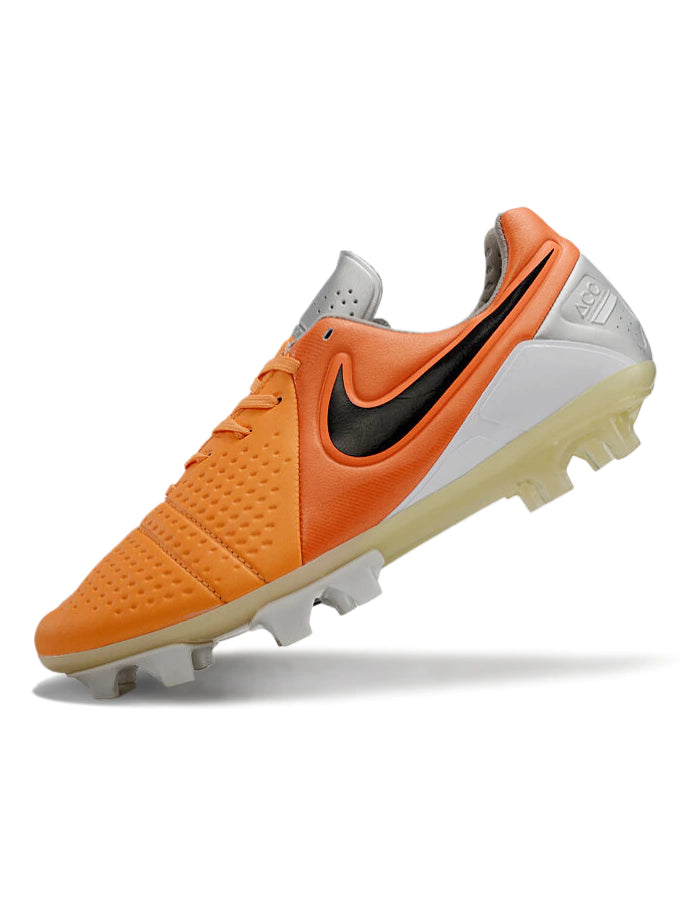 Chuteira Nike Tiempo CTR360 Maestri 3 Campo FG - Laranja/Prata
