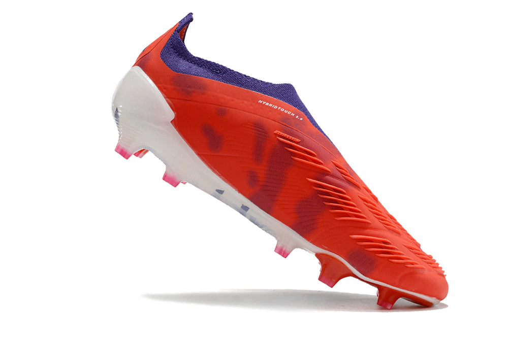 Chuteira Adidas Predstrike Elite Laceless Campo - Vermelho/Branco