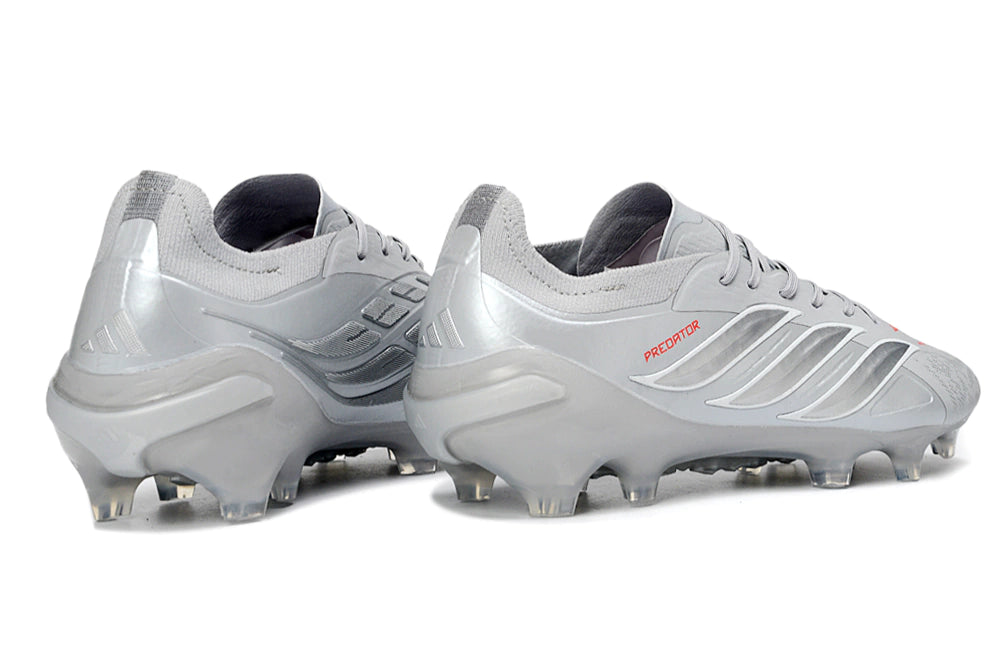 Chuteira Adidas Predator Elite 26 Campo FG - Prata