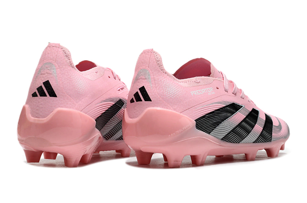 Chuteira Adidas Predator Elite 25 Campo FG - Preto/Rosa