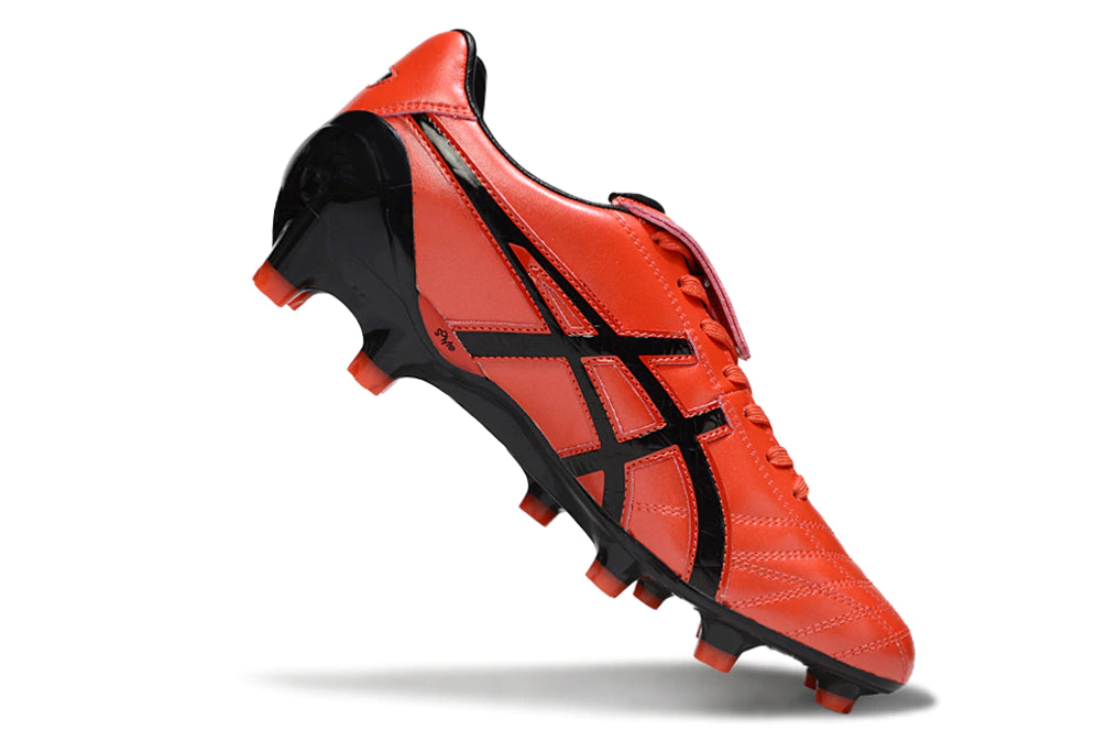 Chuteira Campo Asics Lethal Testimonial 4 IT - Vermelho/Preto