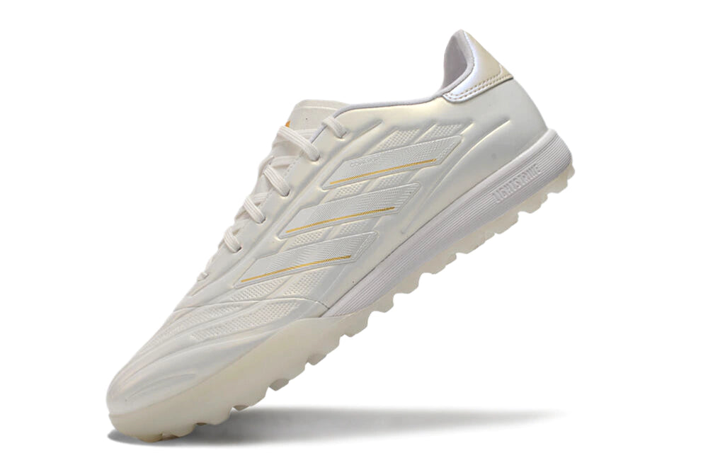 Chuteira Adidas Copa Pure.1 Society - Branco/Amarelo