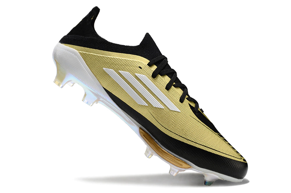 Chuteira Adidas F50.1 Elite Campo - Preto/Dourado