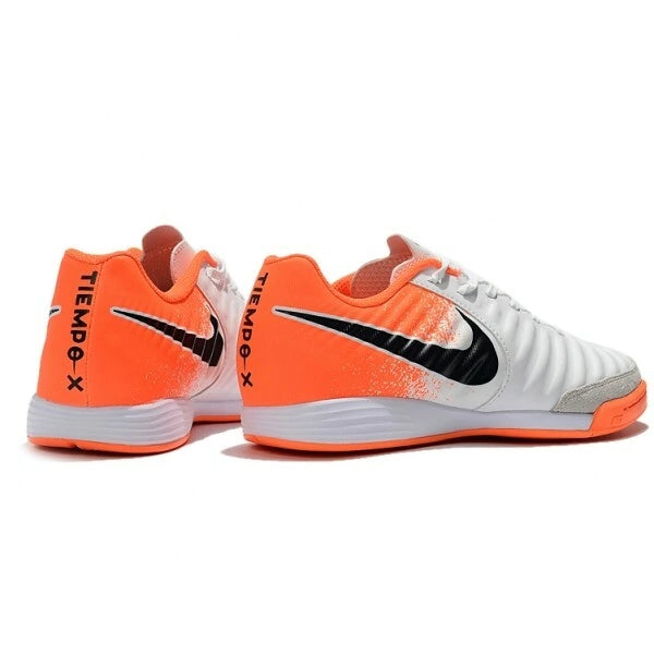 Chuteira Nike Tiempo Legend 7 Academy Futsal - Branco/Laranja