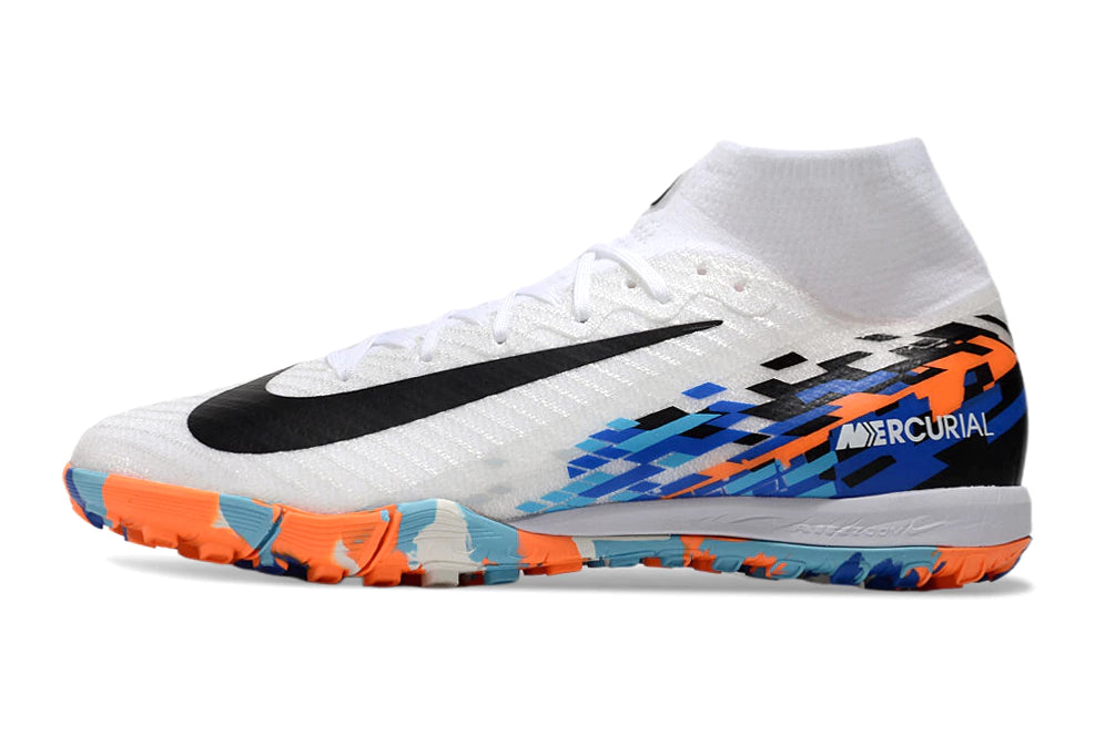 Chuteira Nike Mercurial Superfly 10 Elite Society - Branco/Preto/Vermelho