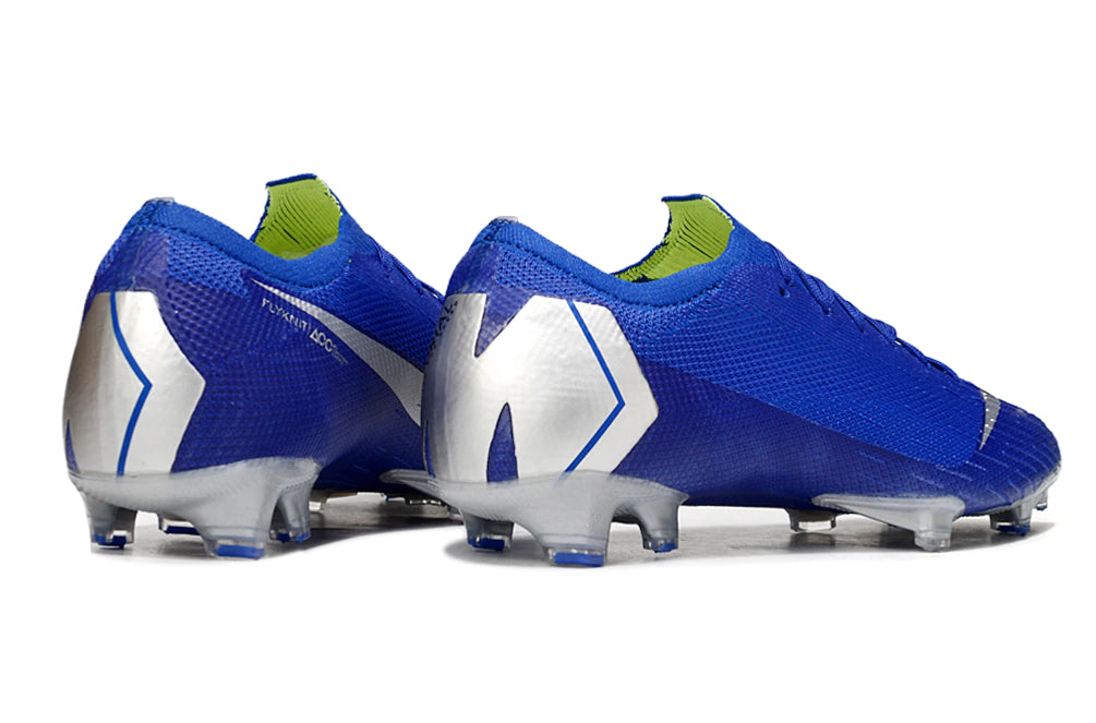 Chuteira Nike Air Zoom Mercurial Vapor 12 Elite FG - Azul/Prata