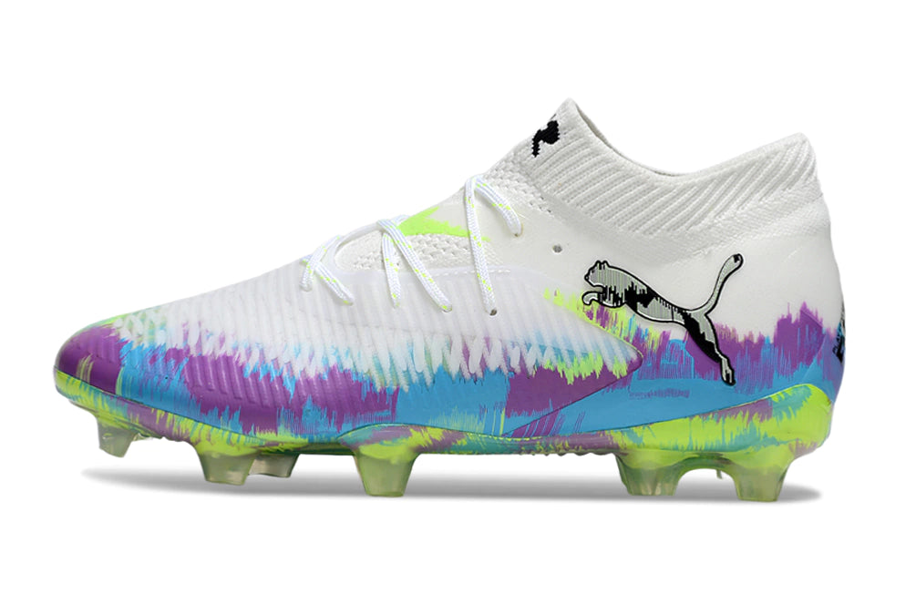 Chuteira Puma Future 8 Ultimate Campo FG - Roxo/Verde