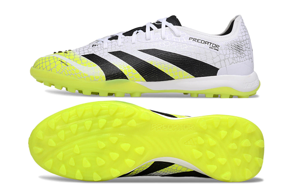 Chuteira Adidas Predator 25 Elite Society - Branco/Verde