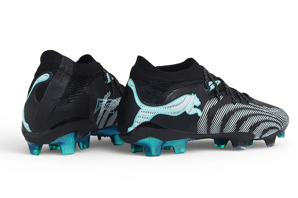 Chuteira Puma Future 8 Ultimate Low Campo FG - Preto/Azul