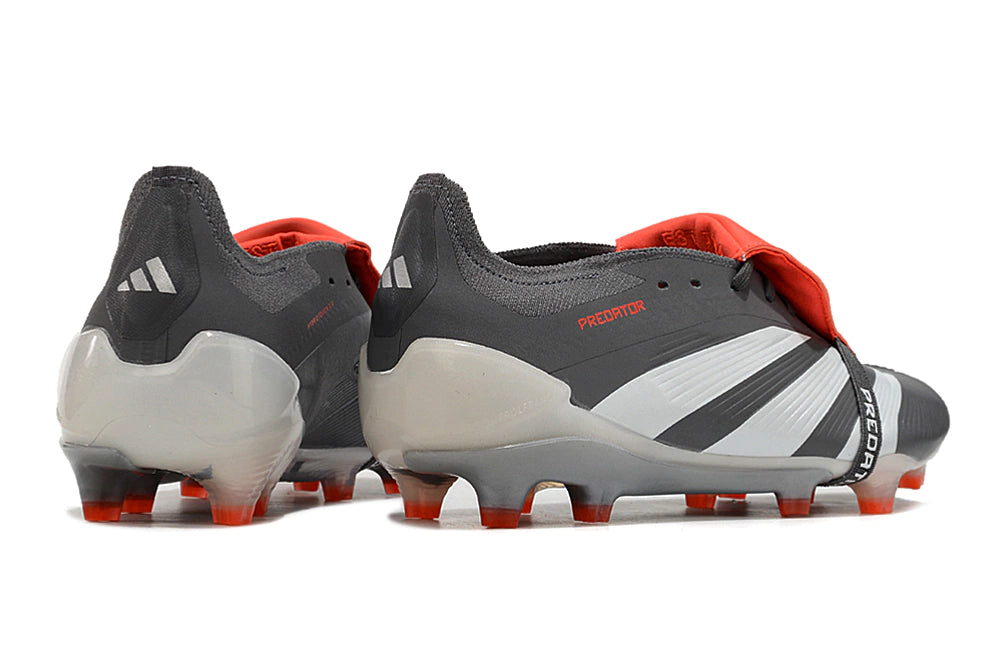 Chuteira Adidas Predstrike Elite Campo - Cinza/Branco