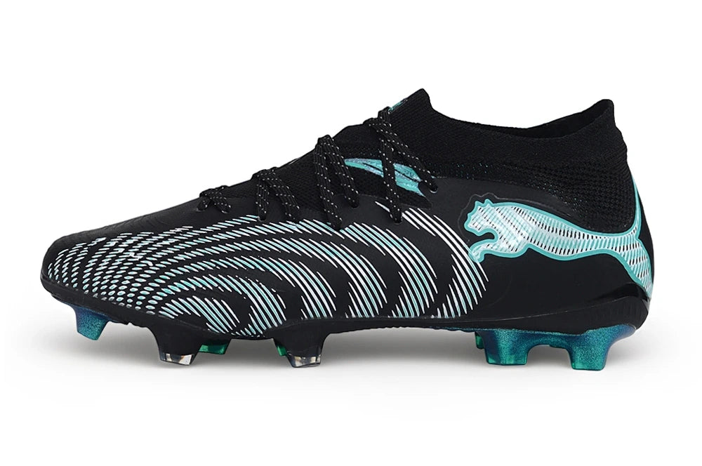Chuteira Puma Future 8 Ultimate Low Campo FG - Preto/Azul