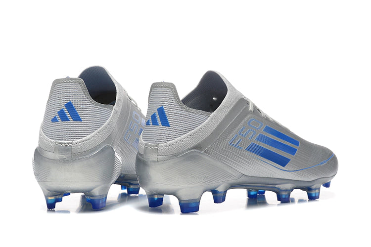 Chuteira Adidas F50 X Campo - Prata/Azul