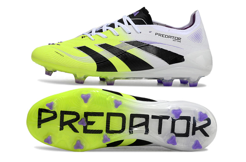 Chuteira Adidas Predator Elite 25 Campo - Branco/Verde