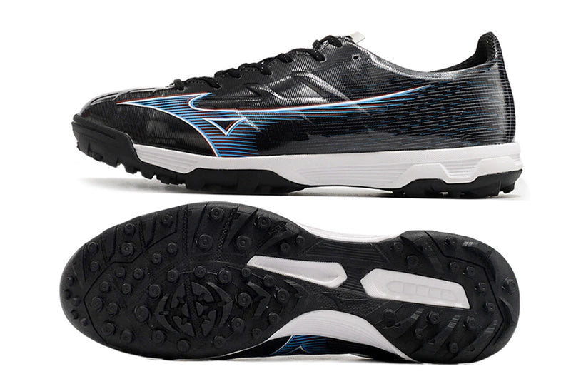Chuteira Mizuno Alpha Made in Japan Society - Preto/Azul