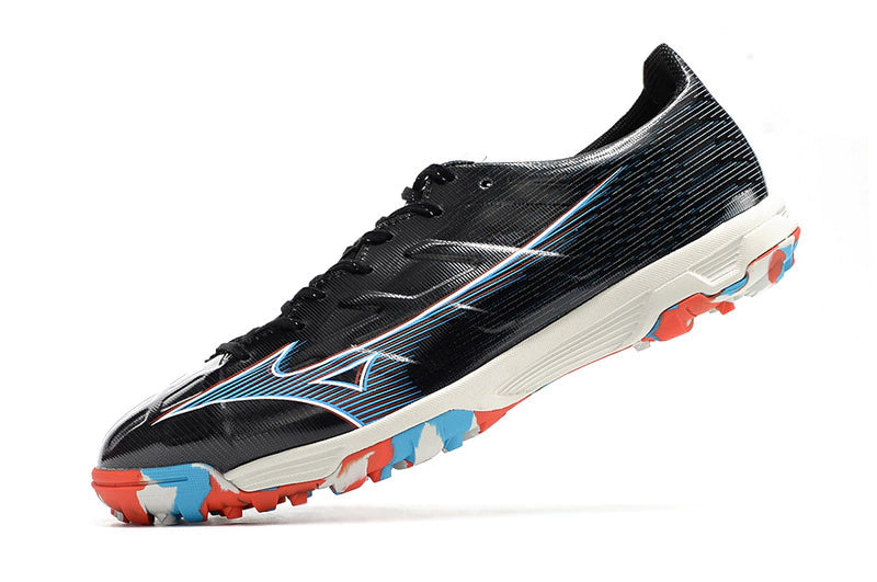 Chuteira Mizuno Alpha Made in Japan Society - Preto/Azul