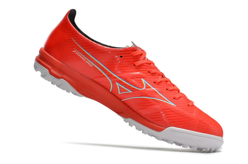 Chuteira Mizuno Alpha Made in Japan Society - Vermelho/Branco