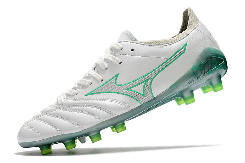 Chuteira Mizuno Morelia Neo 3 Campo FG - Branco/Verde