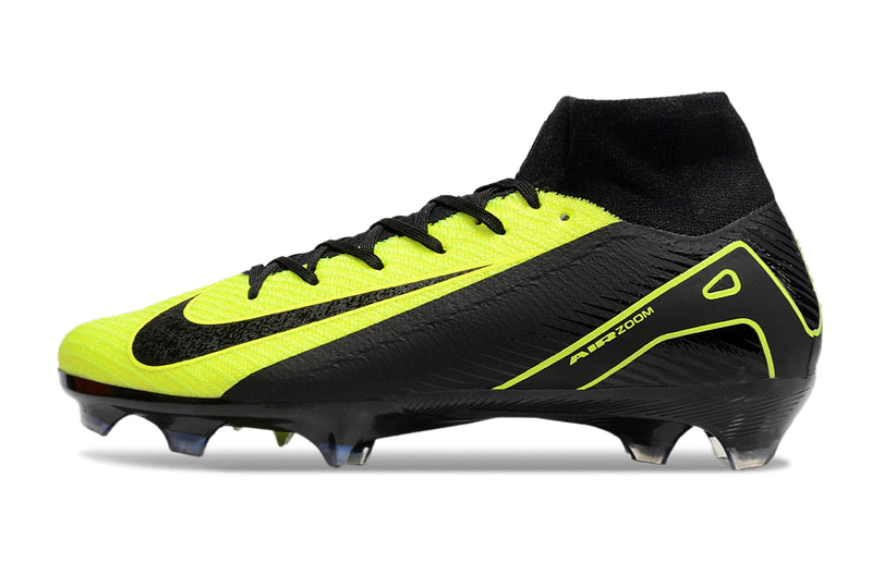 Chuteira Nike Mercurial Superfly 10 Elite Campo - Preto/Verde