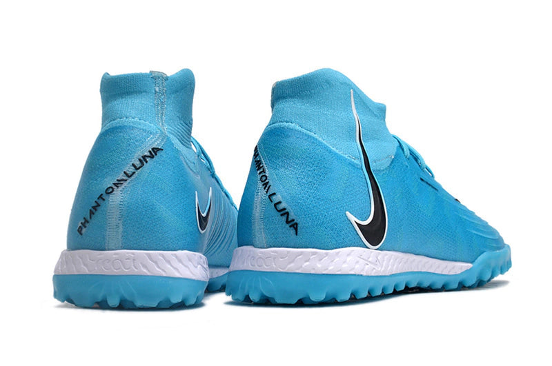 Chuteira Nike React Phantom Luna Elite Society - Azul/Preto