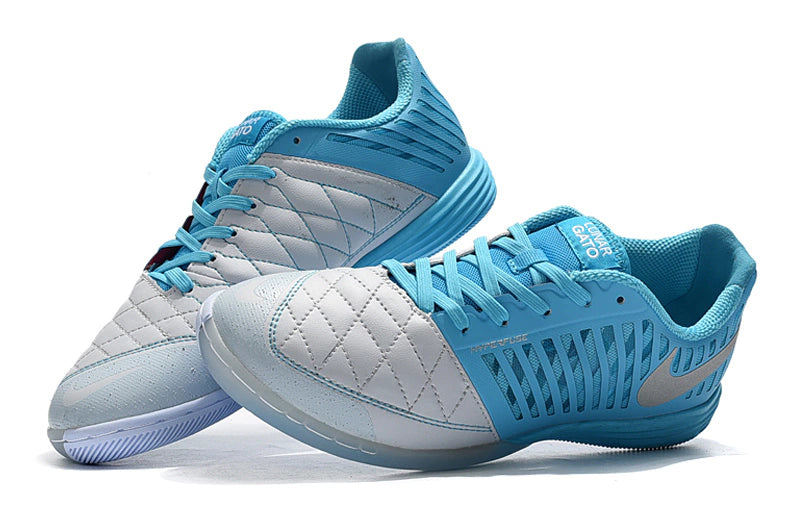 Chuteira Nike Lunar Gato Futsal - Azul/Branco